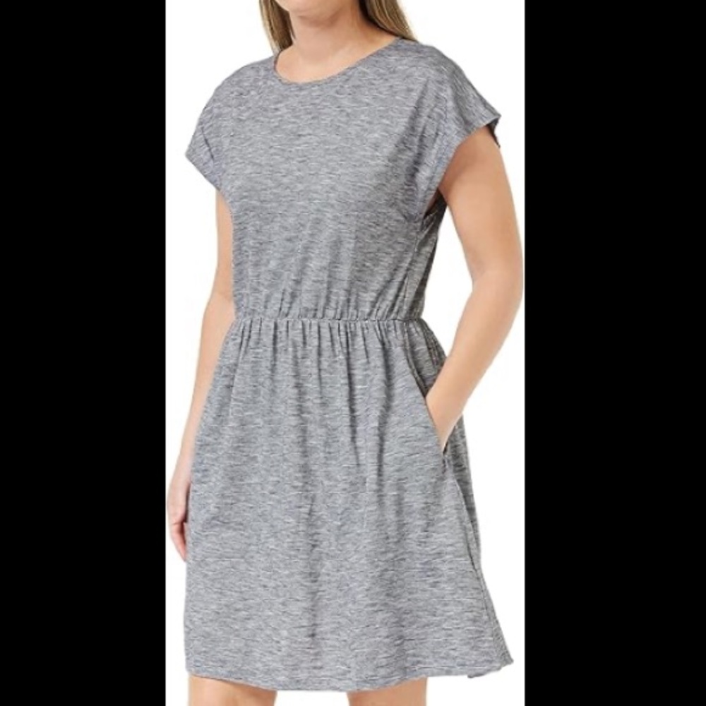 ❤️3X20 H&M BASIC Women's Black Casual T-Shirt Dress | XS